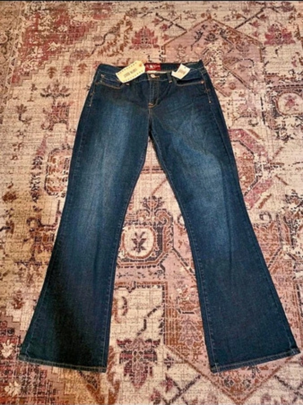 Lucky Brand Mid Rise Sweet Flare Jeans Blue
